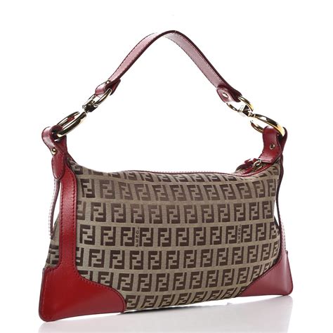 fendi zucchino bag red|how to authenticate fendi handbag.